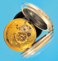 Silberne Spindeltaschenuhr mit Viertel- Repetition auf Glocke, Frankreich um 1800