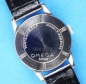 Omega Stahlarmbanduhr mit kleiner Sekunde, um 1940