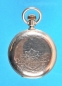 Versilberte Taschenuhr mit Sprungdeckel, Jllinois Watch. Co., Springfield, um 1899