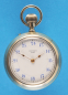 2-seitige, patentierte Nickel-Taschenuhr,
