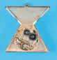 3-eckige Freimaurer-Silbertaschenuhr, Solvil Watch Co., G. Schwab-Loeille, Genève