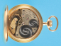 Deutsche Uhrmacherschule Glashütte, Goldtaschenuhr mit Chronometer-Hemmung, 1A-Qualität