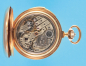 Astronomische Goldtaschenuhr mit Sprungdeckel, Minuten-Repetition und Mondphasen-Kalender