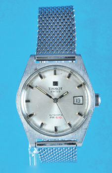 Tissot Automatic PR515, Stahl-Armbanduhr mit Stahlband,