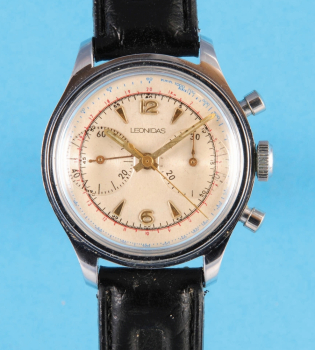 Leonidas Armbanduhr Chronograph mit 30-Minuten-Zähler,