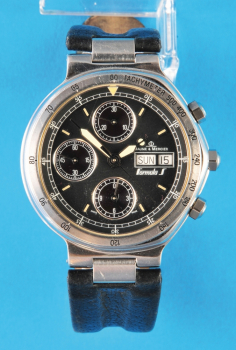 Baume & Mecier „Formula S“ Automatic-Armbanduhr-Chronograph mit Zählern,