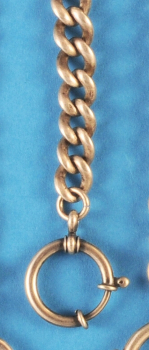 Silberne Taschenuhrkette