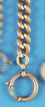 Silberne Taschenuhrkette