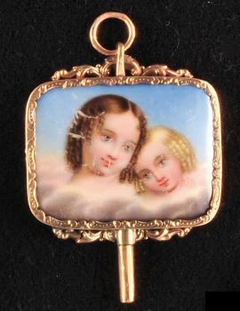 Gold-Email-Taschenuhr-Schlüssel