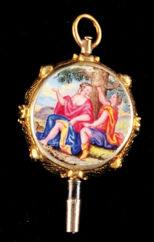 Taschenuhrschlüssel, Barock