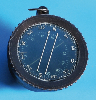 Kreisel-Kompass mit arretierbarer Drehlünette