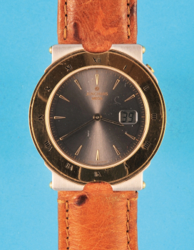 Junghans Mega, Funk-Armbanduhr mit Datum,