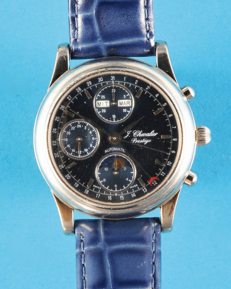 Montre à Gousset Mécanique J. Chevalier Prestige Swiss Made 17 Rubis Mouvement Unitas 6498-1 Or 53 Mm