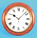 Englische Office-Clock mit 8-Tage-Werk über Schnecke und Kette, mit englischer Königskrone und den Initialen G.R.V. (König George V).