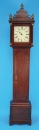 Einzeigerige englische Bodenstanduhr mit 30-Stunden-Werk und Stundenschlag auf Glocke, James Blancher, Attleborough, 1774-91