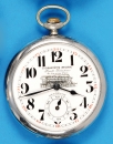 Eisenbahner Metalltaschenuhr, Chronometre Integral, um 1920