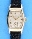 Vergoldete Armbanduhr, Elgin, cal. 554