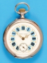 Silbertaschenuhr, Moeris Patent, um 1900