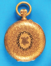 Damen-Gold-Schmuck-Taschenuhr mit Schmuckzeigern, 14 ct., um 1900