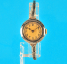 Damen-Tulasilber-Armbanduhr mit Tulasilberband