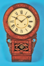 Intarsierte Wanduhr, Superior 8-Day Anglo-American Clock,