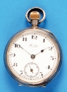 Damen Silbertaschenuhr, The Pals, Ankerwerk um 1900