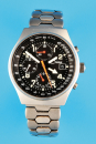 Sinn 148 GMT Automatic-Armbanduhr–Chronograph mit Zählern, 2. Zonen-Zeit, Datum und Original-Stahlgliederband