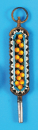Mosaik-Taschenuhrschlüssel in vergoldeter Fassung