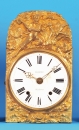 Comtoise mit Lyrapendel und Halbstundenschlag auf Glocke, Desarnaud à Puy-Laurens, 19.Jh