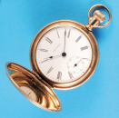American Waltham Watch Co., Mass., vergoldete Taschenuhr mit Sprungdeckel,