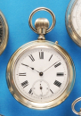 2-seitige, patentierte Nickel-Taschenuhr,