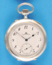 Silbertaschenuhr, Deutsche Präzisions-Uhrenfabrik Glashütte Sa. e.G.m.b.H., Nr. 300209,