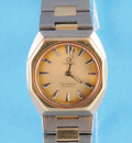 Omega Constellation Bi-Color-Damen-Quarz-Armbanduhr mit Bi-Color- Gliederband,
