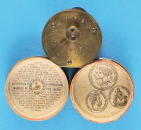 Französischer Kurzzeitmesser im Original-Etui mit Bedienungsanleitung im Deckel,