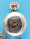 Große Hamilton Eisenbahner-Taschenuhr mit kleiner Sekunde bei 3 und Einschalen-Gehäuse