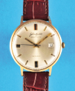 GUB Glashütte Spezimatic Armbanduhr mit Datum und Zentralsekunde,