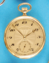 Deutsche Uhrenfabrikation Glashütte i/Sa., Lange-Uhr „OLIW“, Gold-Frackuhr,