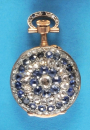 Sehr kleine Damen-Gold-Schmuck-Taschenuhr,