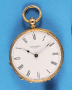  Patek Philippe & Co., Genève, reich gravierte Damen-Goldtaschenuhr mit Schlüsselaufzug