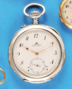 Deutsche Präzisions-Uhrenfabrik Glashütte (Sa.) e.G.m.b.H., Silbertaschenuhr,