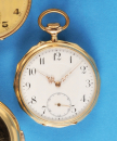 Goldtaschenuhr, Tugis (Mikrolisk: Braunschweig & Cie., La Chaux-de-Fonds, registriert 1917),