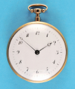 Große goldene Musik-Taschenuhr mit stündlicher Auslösung und auf Ruf