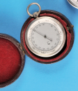 Lufft Taschen-Barometer mit Höhenmesser, im Original- Etui,