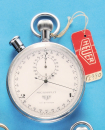 Ed.Heuer & Co., Microsplit, Pat. 73392/93, NOS, Stoppuhr mit Schleppzeiger