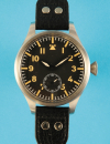 Sehr große Parnis Flieger-Armbanduhr, 2010er-Jahre, neuwertig