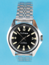 Tutima Armbanduhr mit Stahlgliederband (Fremdband), cal. FE 140, 1970er- Jahre,