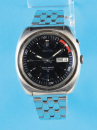 Seiko „Bell-Matic“ Automatic-Armbanduhr mit Kalender, Wecker und Original-Stahlgliederband mit Faltschließe,