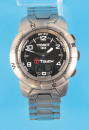 Tissot T-Touch II Titan Quarz Armbanduhr mit Titan-Gliederband mit Faltschließe