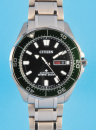 Citizen Promaster Automatic Diver’s 200 m Titan-Armbanduhr mit grüner Drehlünette,