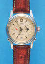 Oris Worldtimer 690 Armbanduhr mit 2. Zeit-Zone GMT mit Tag/Nachtanzeiger und Datum